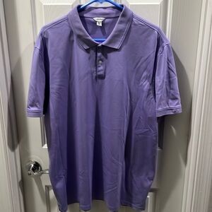 Calvin Klein XXL Purple Short Sleeve Polo